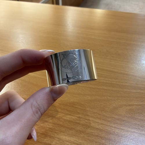 Commemorative napkin ring - napkin,
