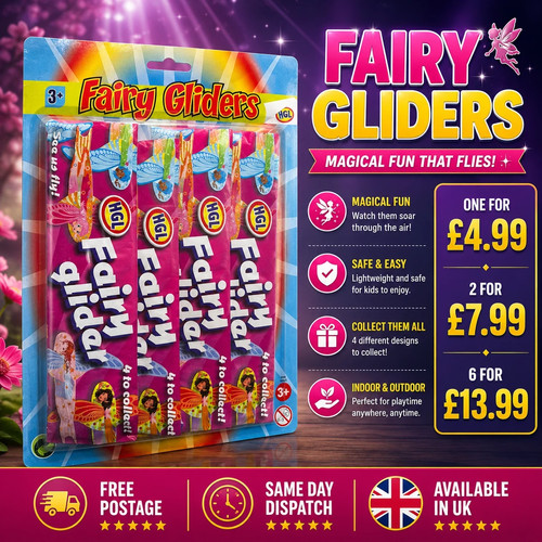 Fairy gliders party - gliders, bag