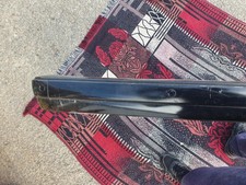bmw e30 facelift rear bumper in good condition black complete  in fair condition