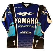 Yamaha Racing Mens Vintage Jopa Motocross Motorcycle Gear Jersey size 8