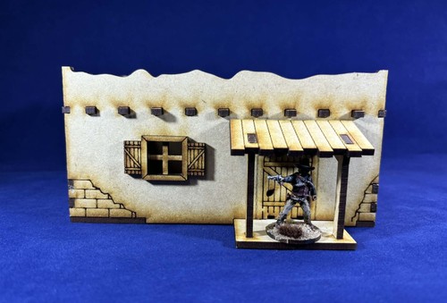 28mm wild west adobe building - 28mm,