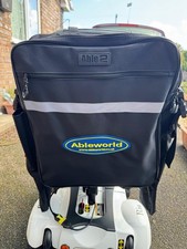 Ableworld Mobility Scooter Powerchair Bag with Walking Stick Pockets New