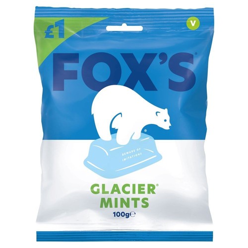 Fox glacier mints - fox's, 100g