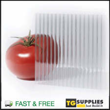 FlexiShield 4mm Clear Polycarbonate Sheets UV Filter Greenhouse Panels & Roofing