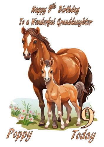 Personalised birthday card