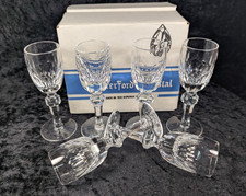 Waterford Crystal Cordial Glasses Hand Cut in the Curraghmore Pattern 11.5cm