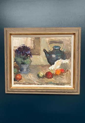 Swedish oil canvas still - swedish,
