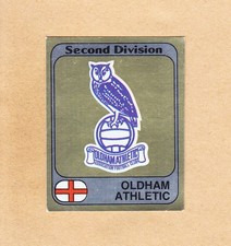 Panini - Football 82 - CLUB BADGE - Oldham Athletic - # 361