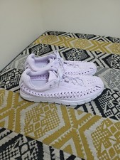 Womens Nike Mayfly Woven Suede Running Shoes Trainers Size 6 EU 40 Lilac White
