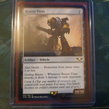 Reaver Titan 40k Rare Card