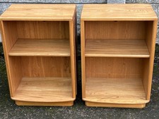 FINE PAIR OF ERCOL BEDSIDE