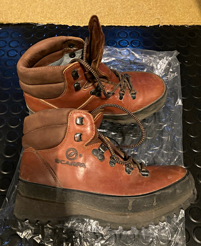 Scarpa brown leather - brown, lace-up