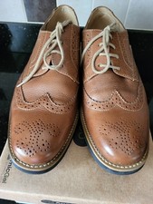 Anatomic Mens Tucano Brogue Style Cognac Coloured Leather Shoes Size UK 7 EU41
