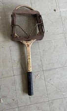 Dunlop  Pioneer vintage tennis racket with press