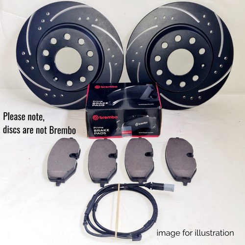 Front drilled brake discs - brake,