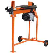 FM10T-TC 5 Ton Electric DuoCut Log Splitter, Work Bench, Guard, and Stand