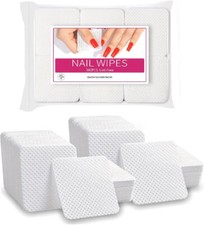 300 Pack Lint Free Nail Wipes Cotton Pads for Gel Polish Makeup Remover Prep