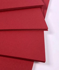 50 Sheets Red Card A3 Craft Card 180gsm