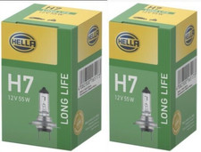 2 X Hella H7 12V 55W Long life