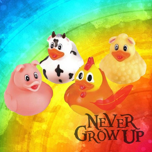 Farm ducks designs yellow - designs,