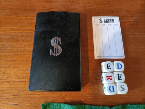 Waddingtons greed dice game - dice,