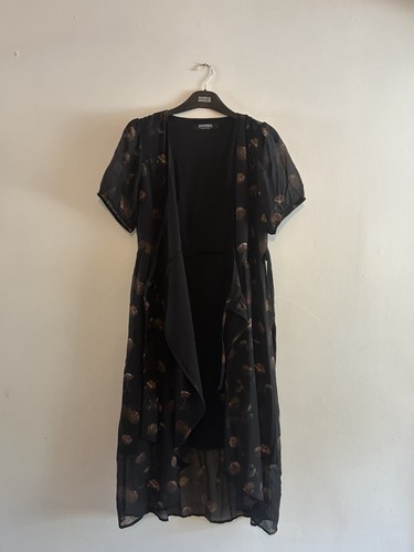 Disturbia black dress - black, size
