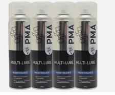 PMA Multi-Lube 500ml Cleans Lubricates Prevents Rust Displaces Moisture Spray x4
