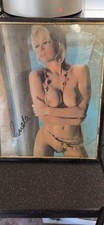 Hand Signed Nude Pamela Anderson Photo In Frame