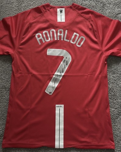 Cristiano ronaldo signed shirt - cristiano,