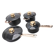 Anti stick Cookware Set Soup Pot Frying Pan Set Maifan Stone Coating For Cooking