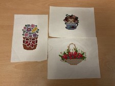 Cross Stitch Pictures Unframed Completed