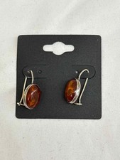 .925 Sterling Silver Amber