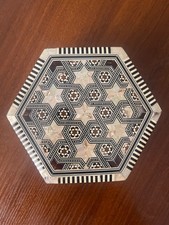 Wooden Mosaic Jewelry Trinket