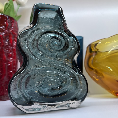 Whitefriars cello vase indigo - whitefriars,