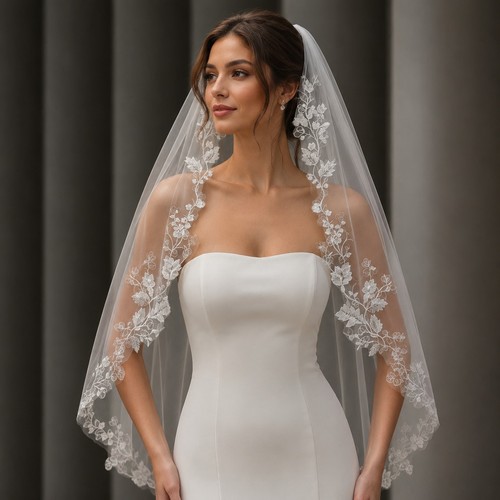 Tier sequins lace wedding - 1,