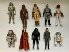 Vintage Star Wars Figures Bundle Job Lot X10 R2D2, At-At Commander, Tie Fighter 