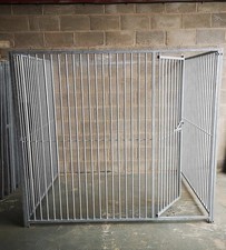 Galvanised Dog Run 2m x 1.5m x 1.5m (3pannels) Heavy Duty