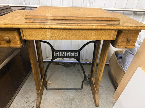 Singer sewing machine table - singer,