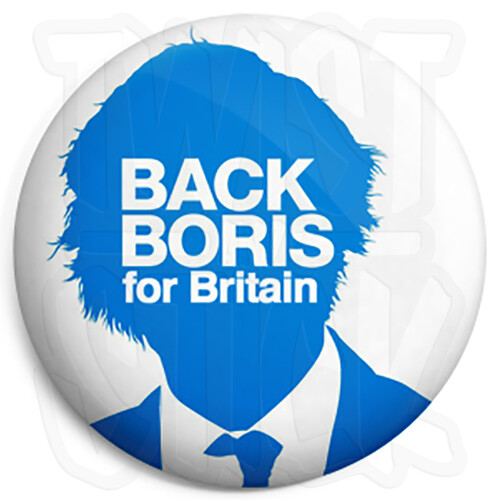 Back boris for britain - boris, 25mm
