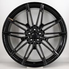 22" concave gloss black alloy wheels fits bmw x5/x6/x7 5x120 9.5J/10.5J