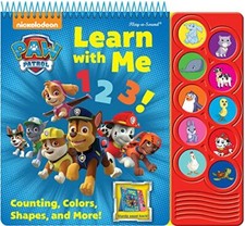 Nickelodeon PAW Patrol Learn With Me 1 2 3! Learning Easel Board Educational 10-