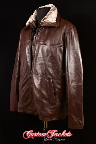 Men brute brown lambskin - men's,