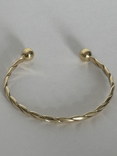 9ct gold twist design - gold,