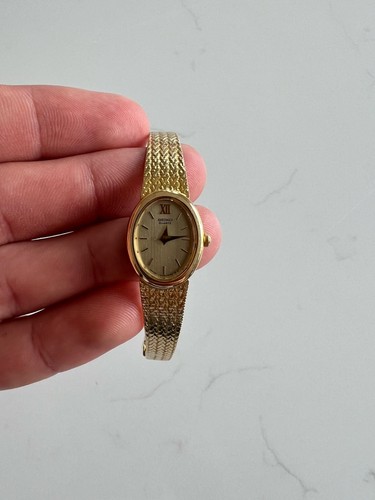 Seiko gold plated quartz watch - quartz,