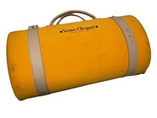Veuve Clicquot Orange Traveller Champagne & Glass Flute Carry Case Holder Picnic
