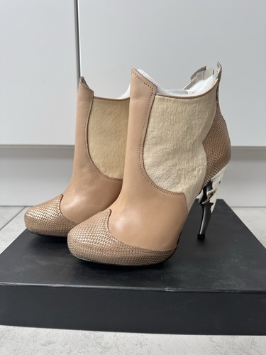 United nude shadow booti - nude, ankle