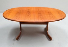 G Plan Teak Dining Table Oval Vintage Extending Fresco Range 1970s