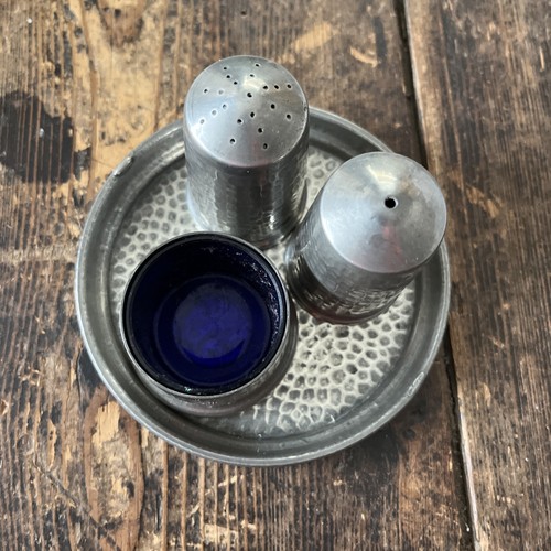 Knighthood english pewter salt - pewter,