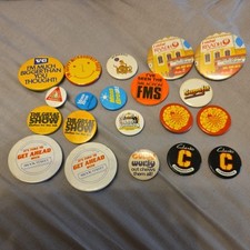 Vintage 70s 80s Promo Pin