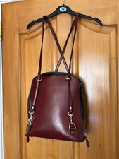 l.credi leather bag L Credi Burgandy